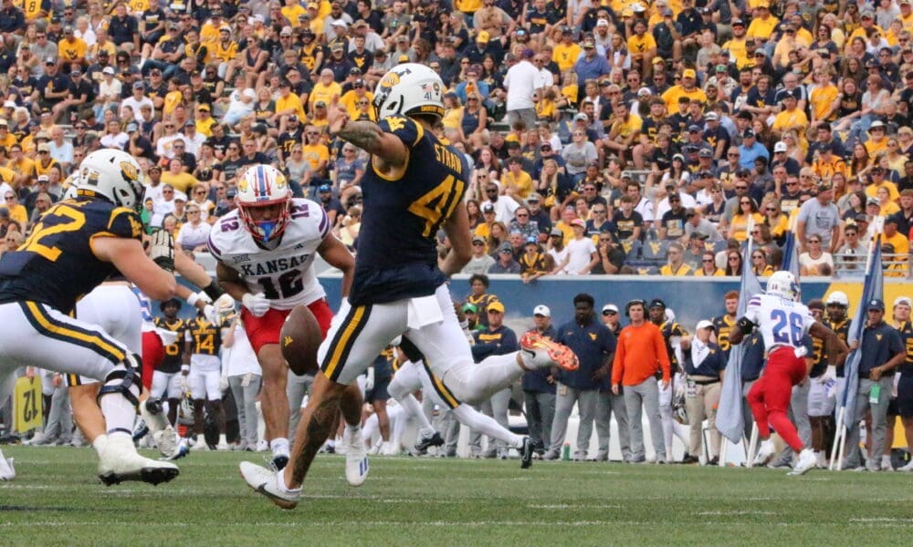 WVU Football Oliver Straw Punt