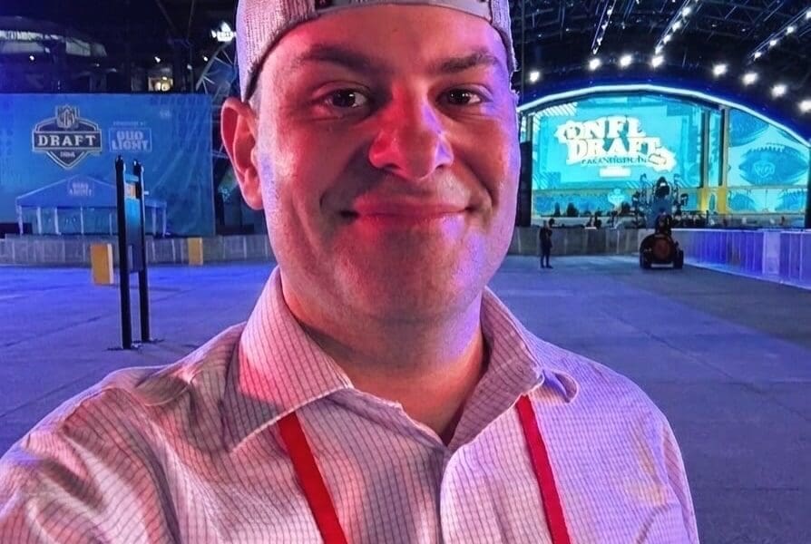 Mike Asti at NFL Draft in Pittsburgh