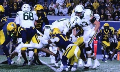 WVU Football against Baylor/Kekoura Tarnue