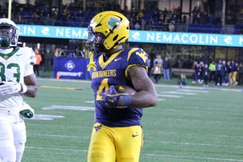 WVU Football RB CJ Donaldson