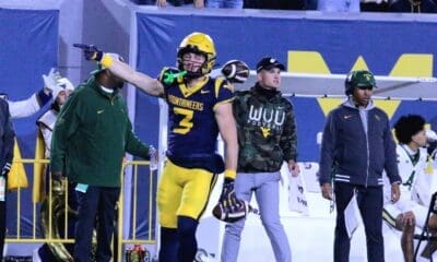 WVU Football WR Hudson Clement