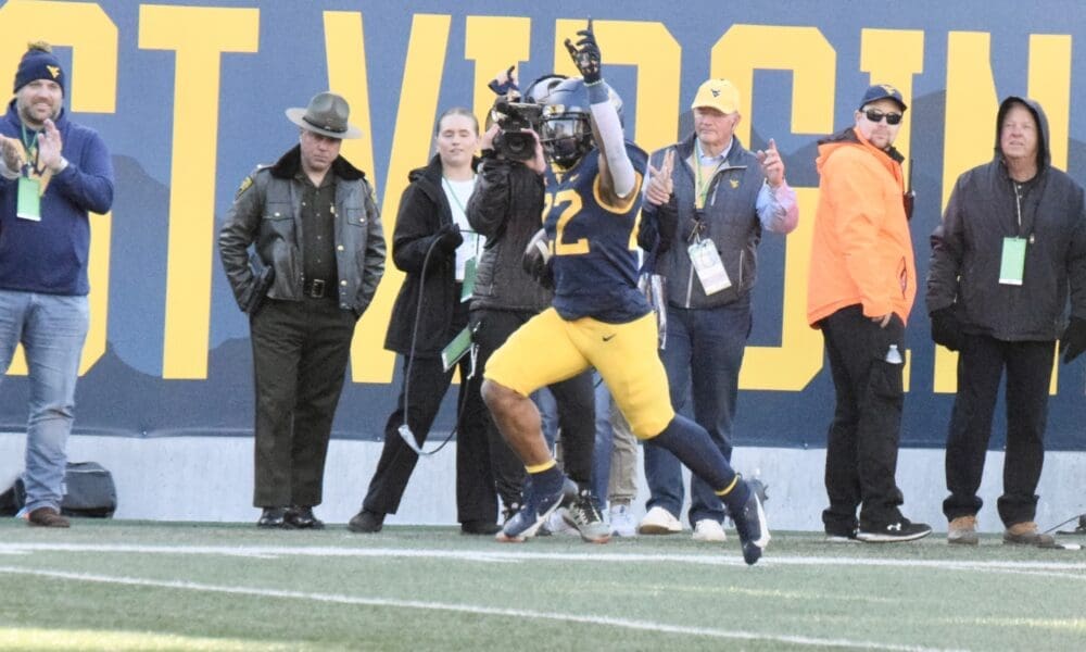WVU Football RB Jahiem White 75-yard TD catch