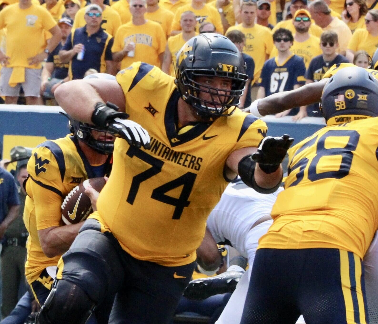 WVU Football OL Wyatt Milum