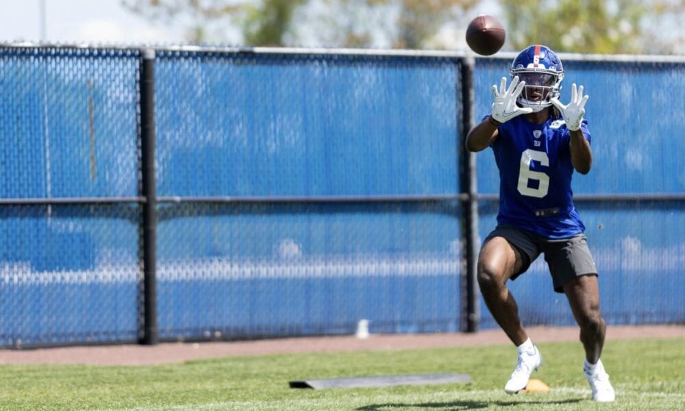 Bryce Ford-Wheaton with Giants