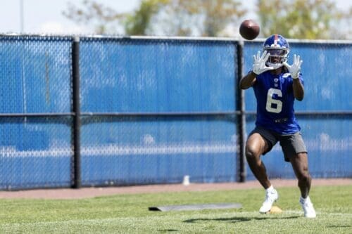 Bryce Ford-Wheaton with Giants