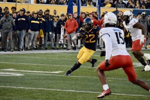 WVU Football Jahiem White