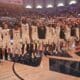 WVU Basketball team singing Country Roads