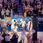 WVU Women's Basketball intros at NCAA Tournament