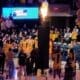 WVU Women's Basketball intro during NCAA Tournament stock