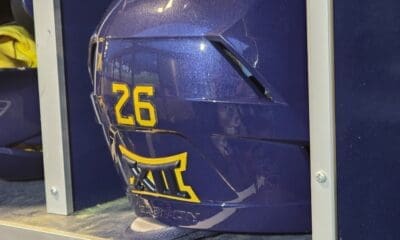 WVU Baseball Helmet STOCK PHOTO