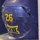WVU Baseball Helmet STOCK PHOTO