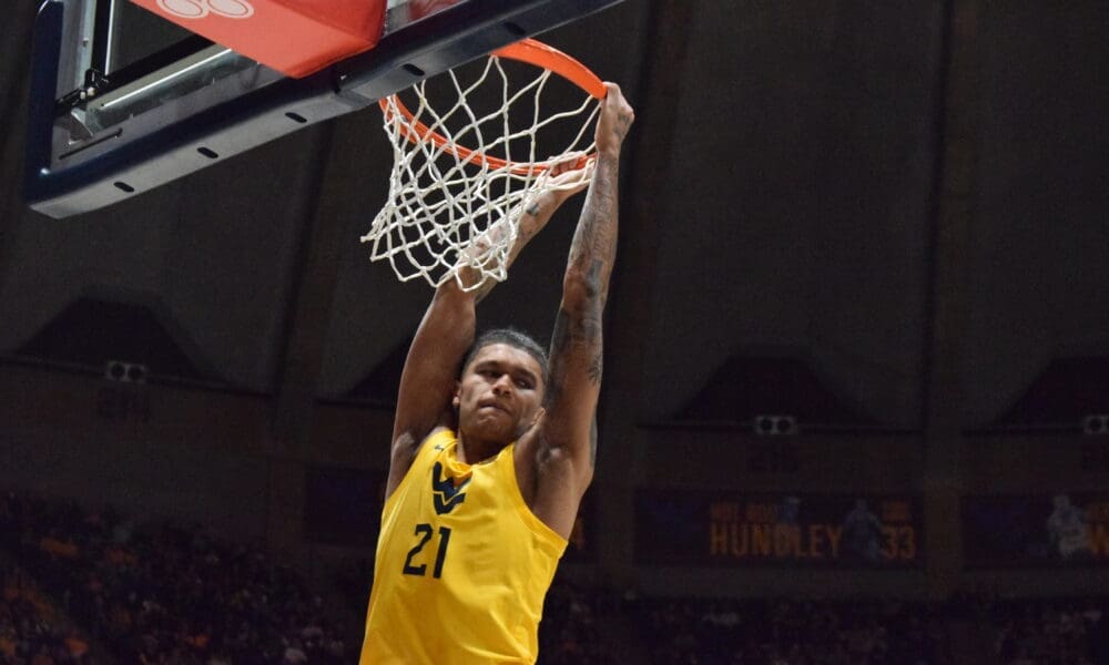 WVU Men's Basketball Rae'Quan Battle BYU