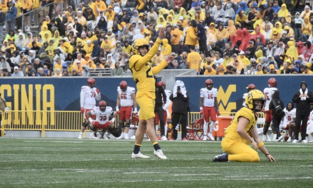 WVU Football Kicker Michael Hayes