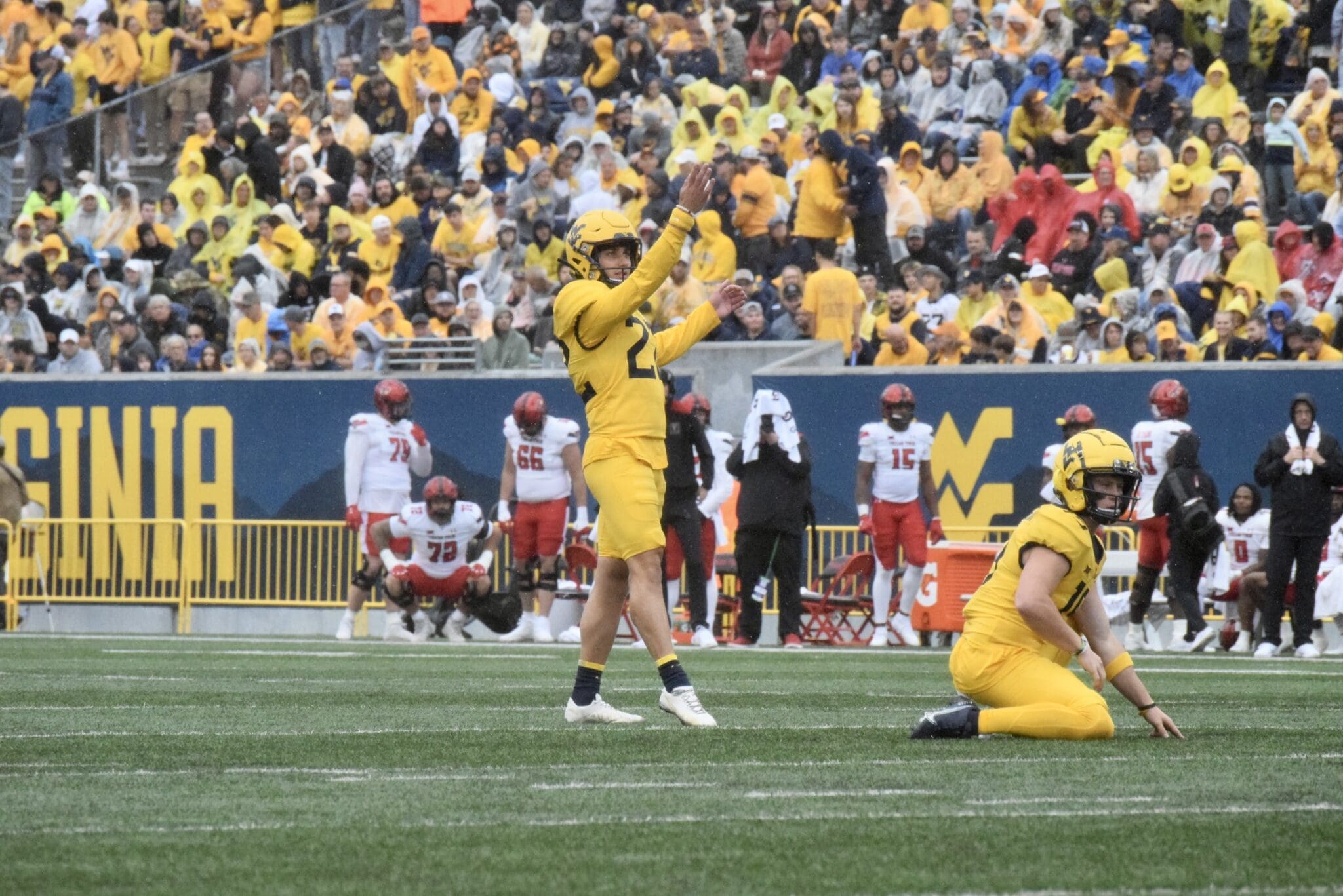 WVU Football Kicker Michael Hayes