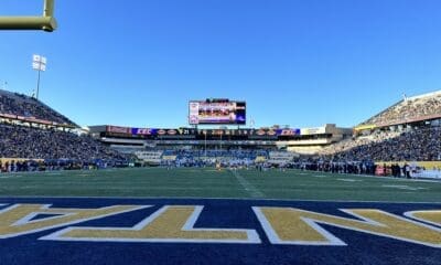 WVU Football Milan Puskar Stadium field shot stock