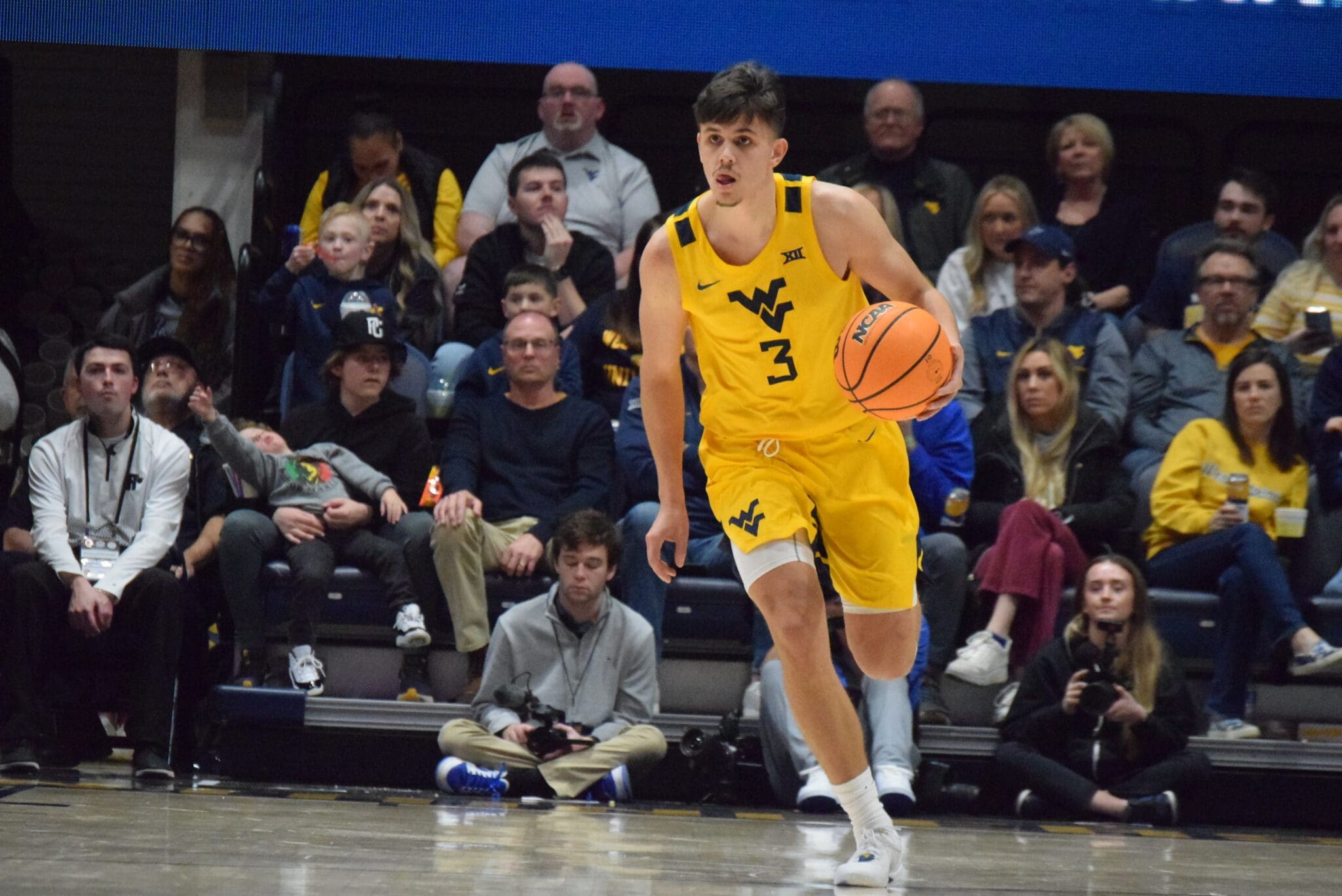 WVU Men's Basketball Kerr Kriisa BYU