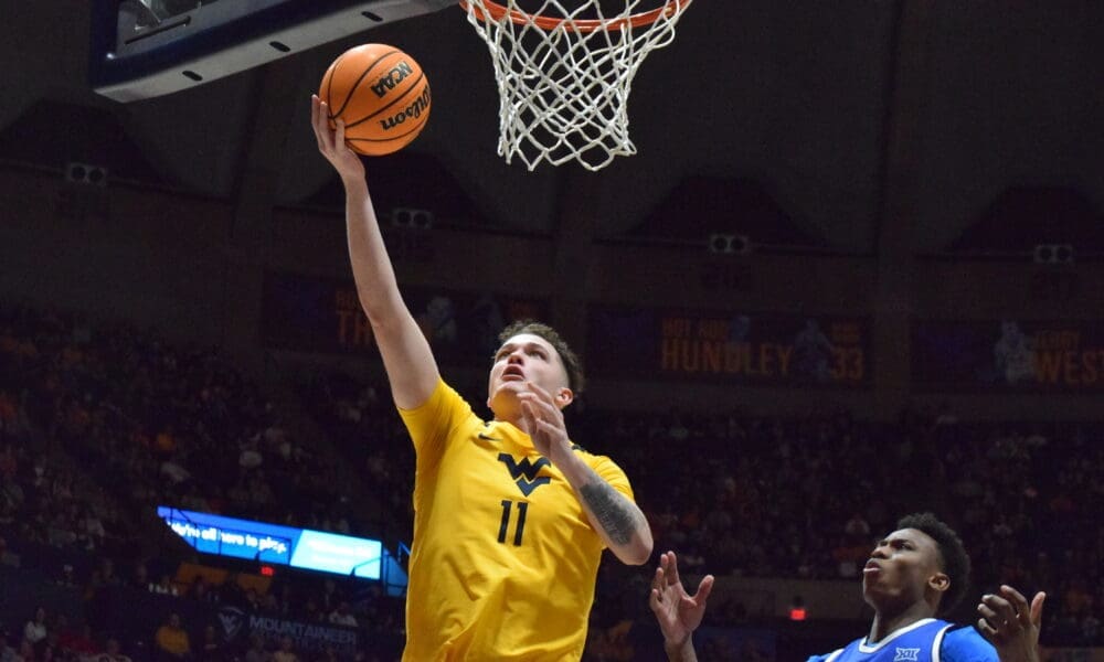 West Virginia Men's Basketball Quinn Slazinski v BYU