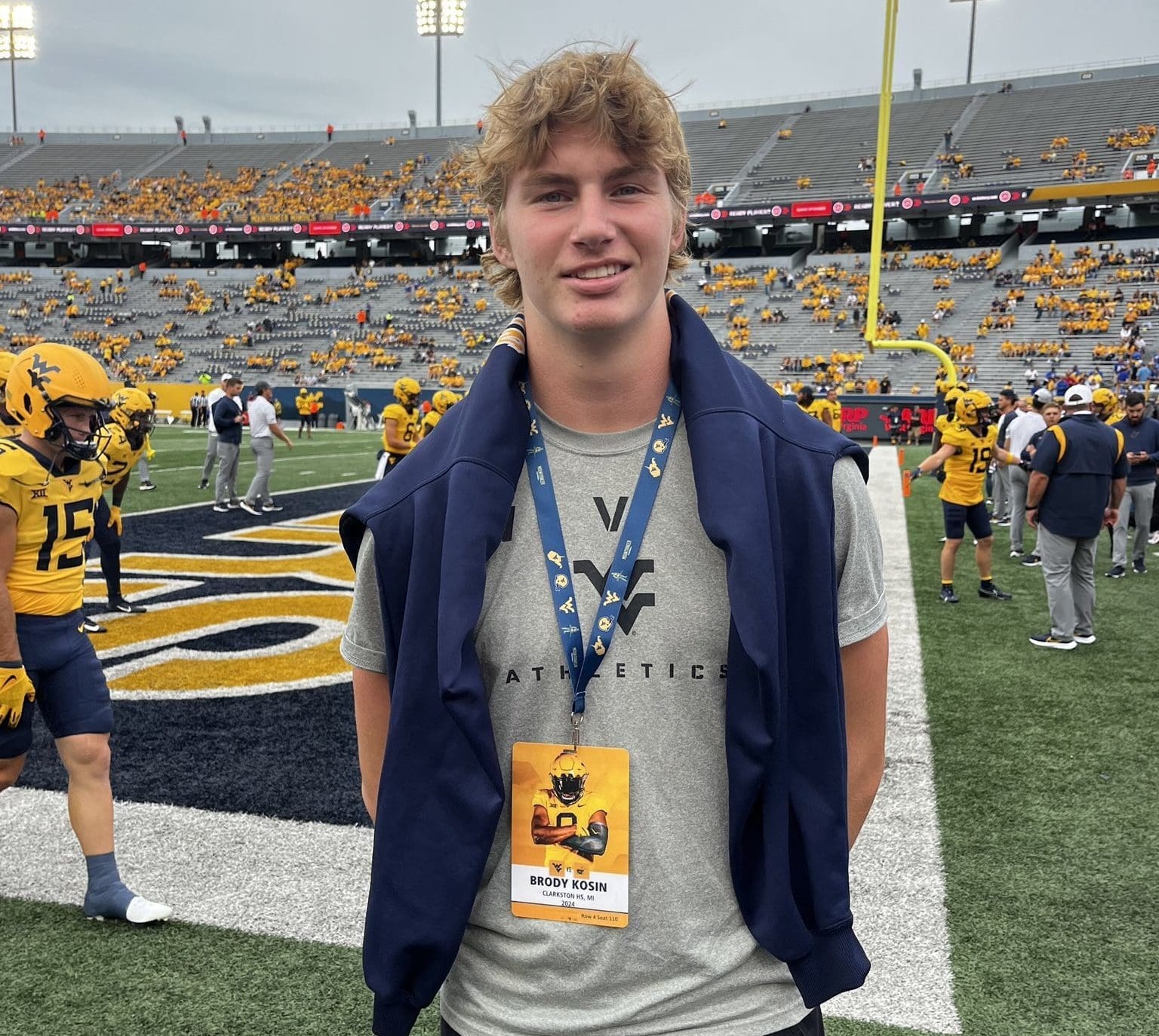 WVU football TE recruit Brody Kosin