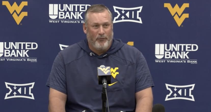 WVU OL coach Matt Moore