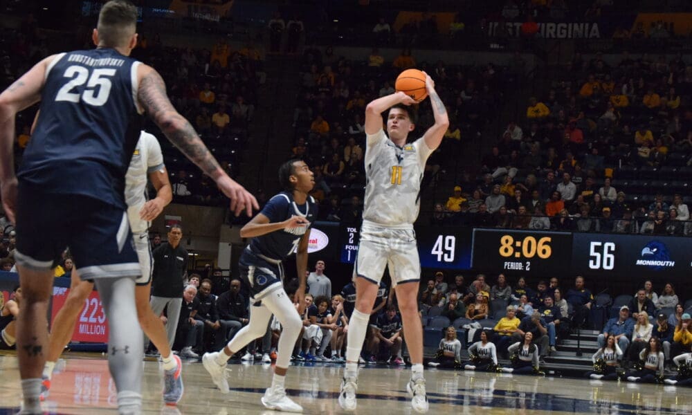 WVU Basketball Quinn Slazinski