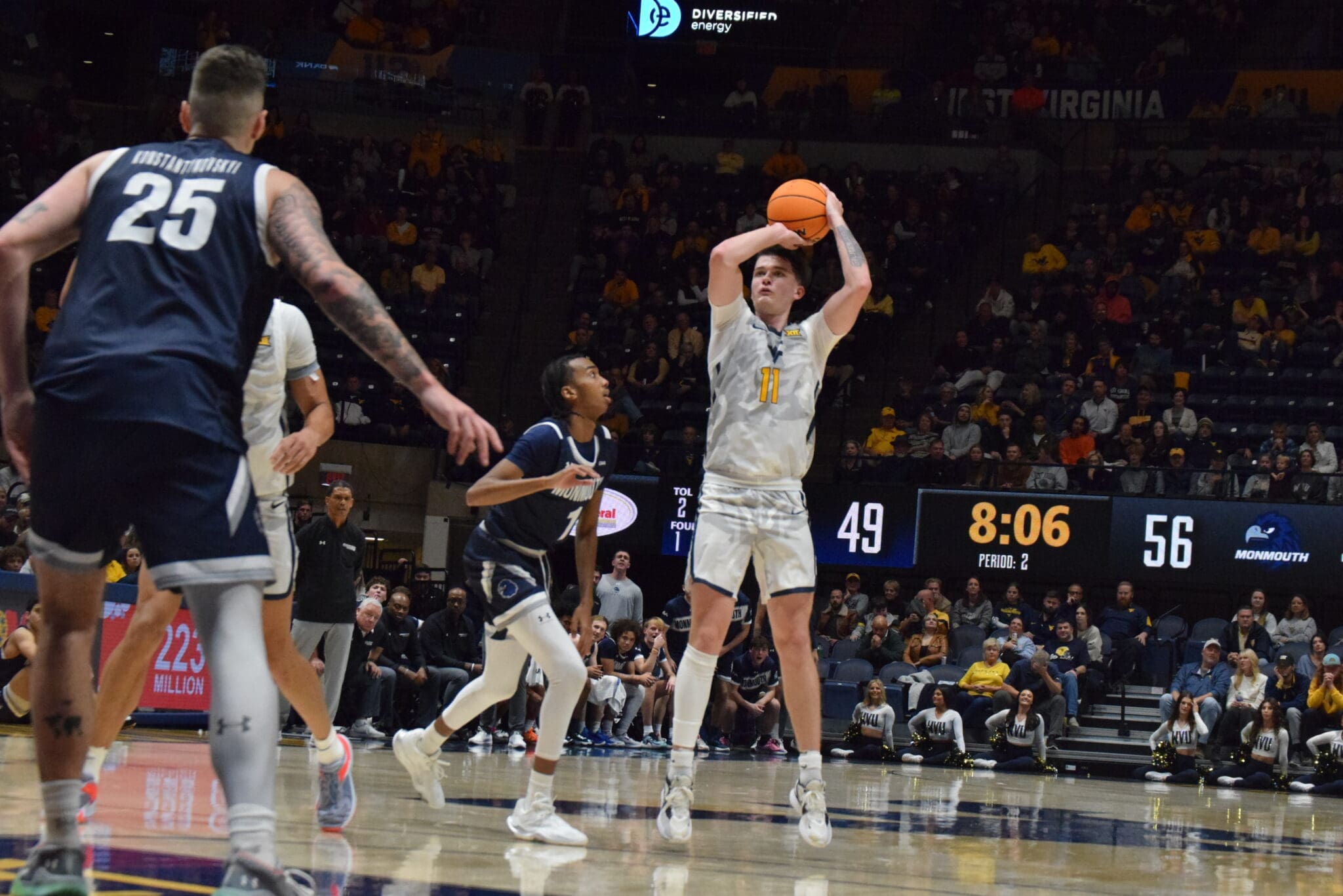 WVU Basketball Quinn Slazinski