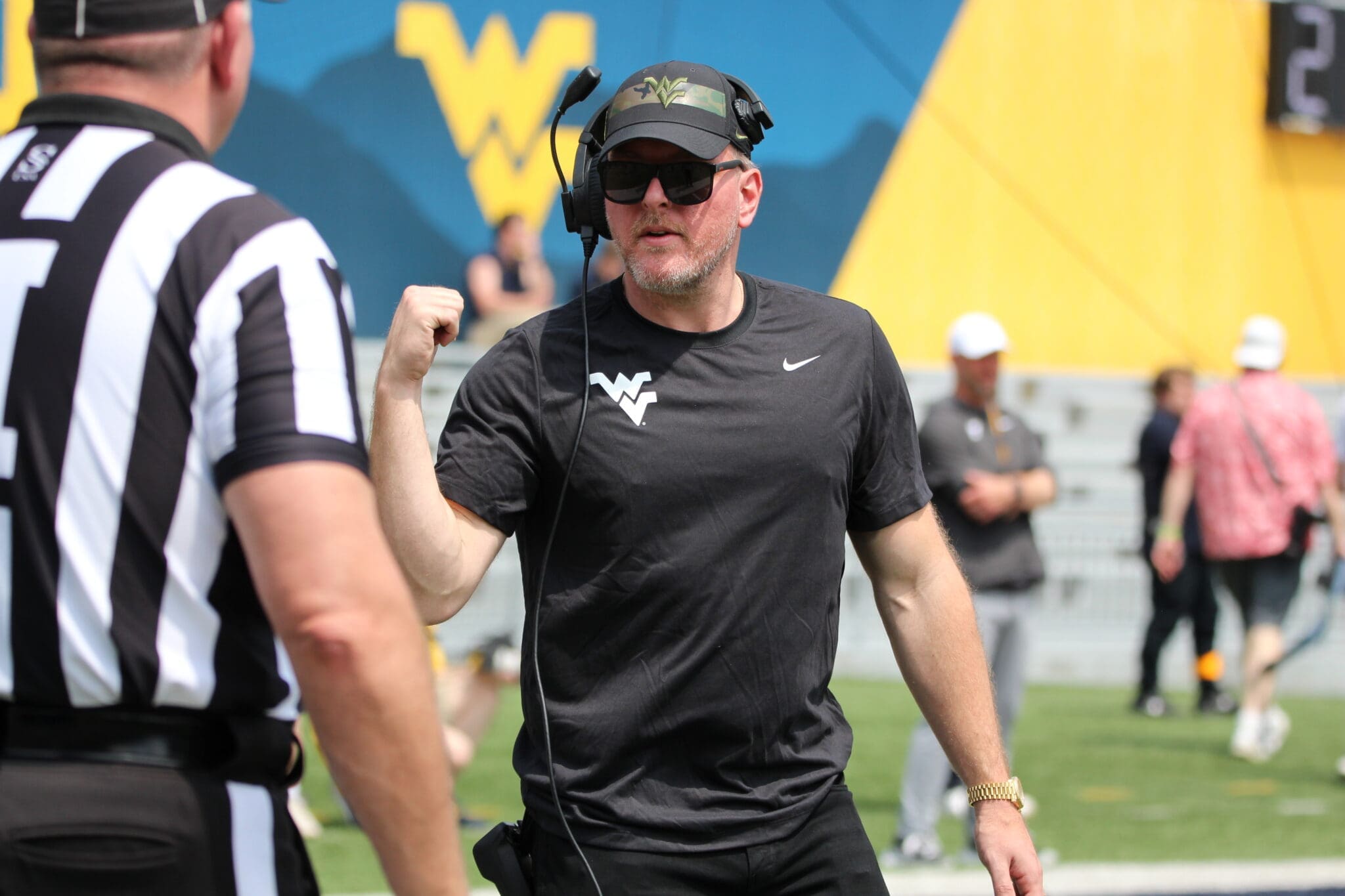 Pat McAfee at Gold-Blue spring game