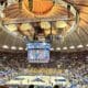 WVU Coliseum wide shot stock