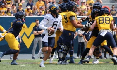 WVU Football QB Garrett Greene at spring game