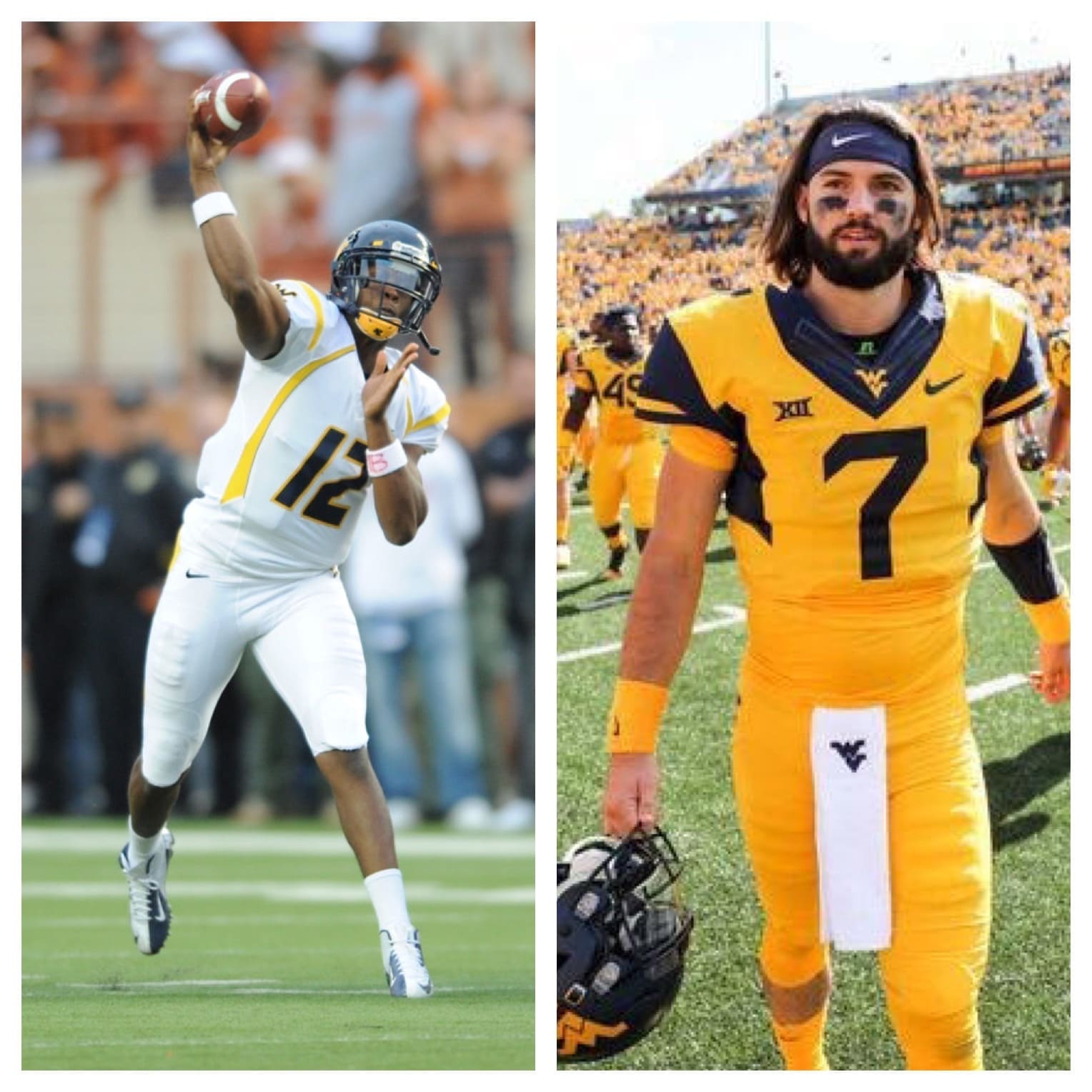 Geno Smith and Will Grier