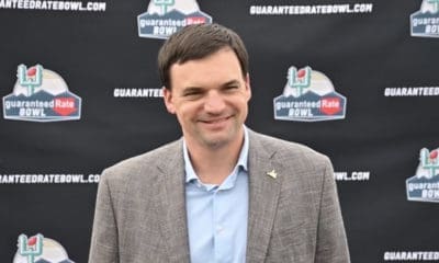 Neal Brown at Guaranteed Rate Bowl