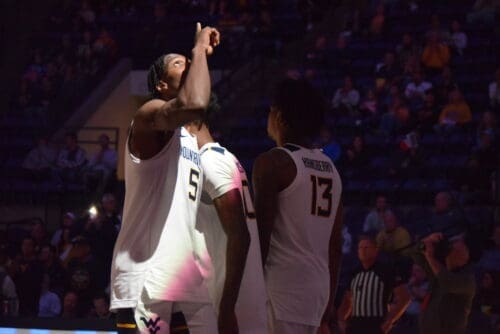 WVU Basketball Tobi Okani