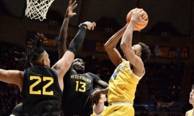 WVU Basketball Akok Akok, Josiah Harris