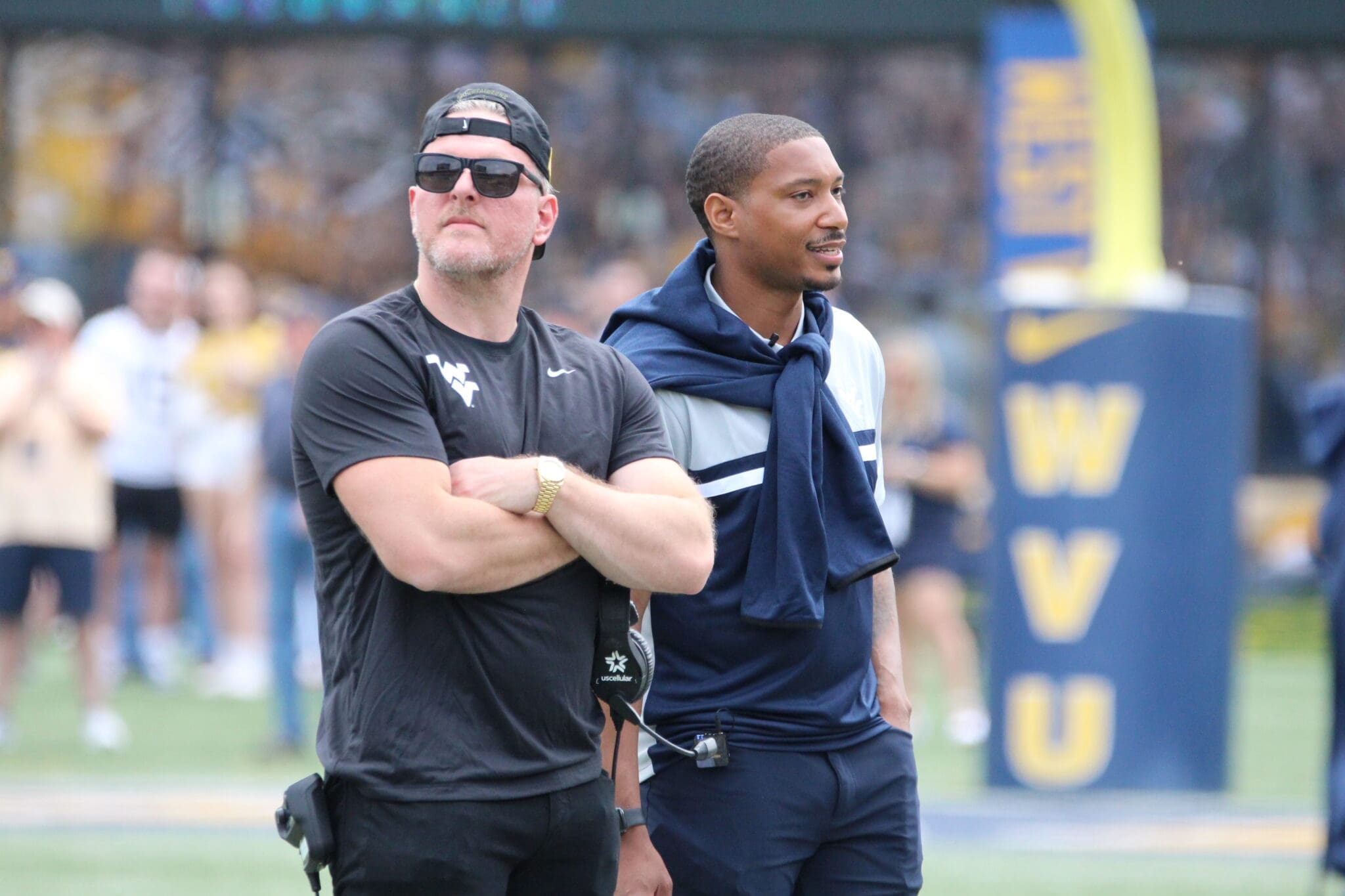 WVU Football legends Pat White and Pat McAfee