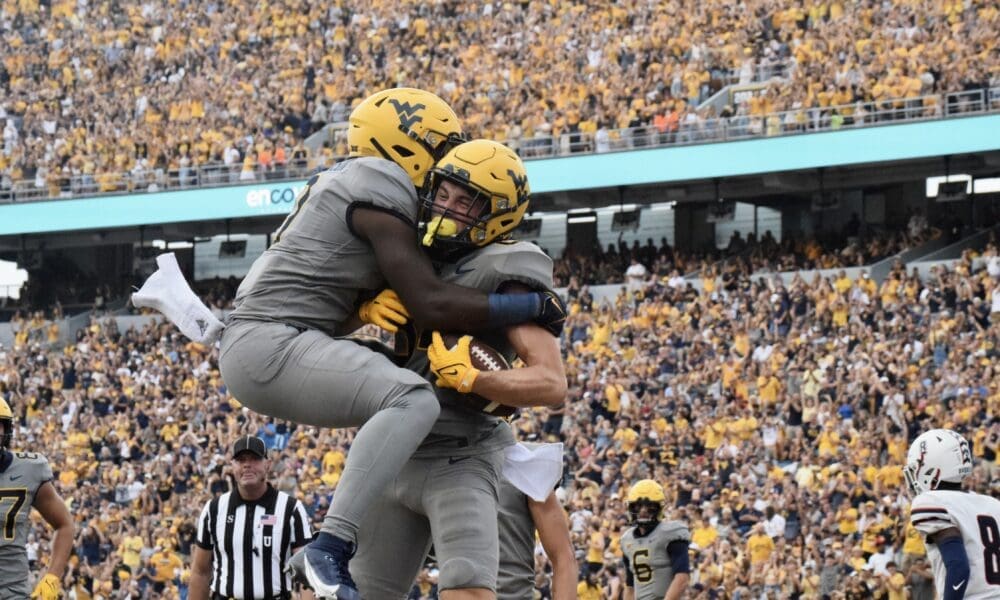 WVU Football Touchdown Celebration
