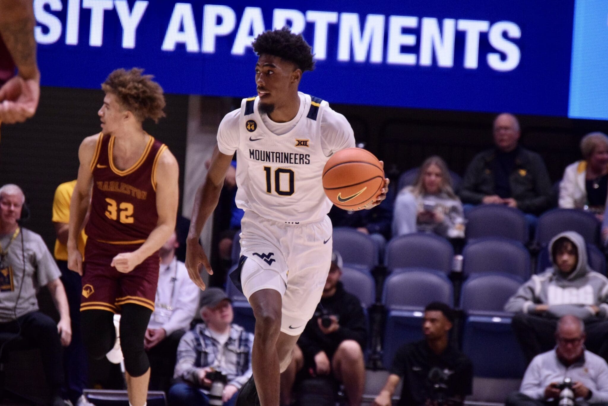 WVU Basketball Sencire Harris