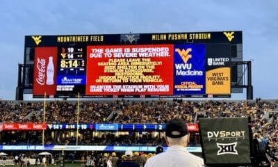 WVU Football game delayed