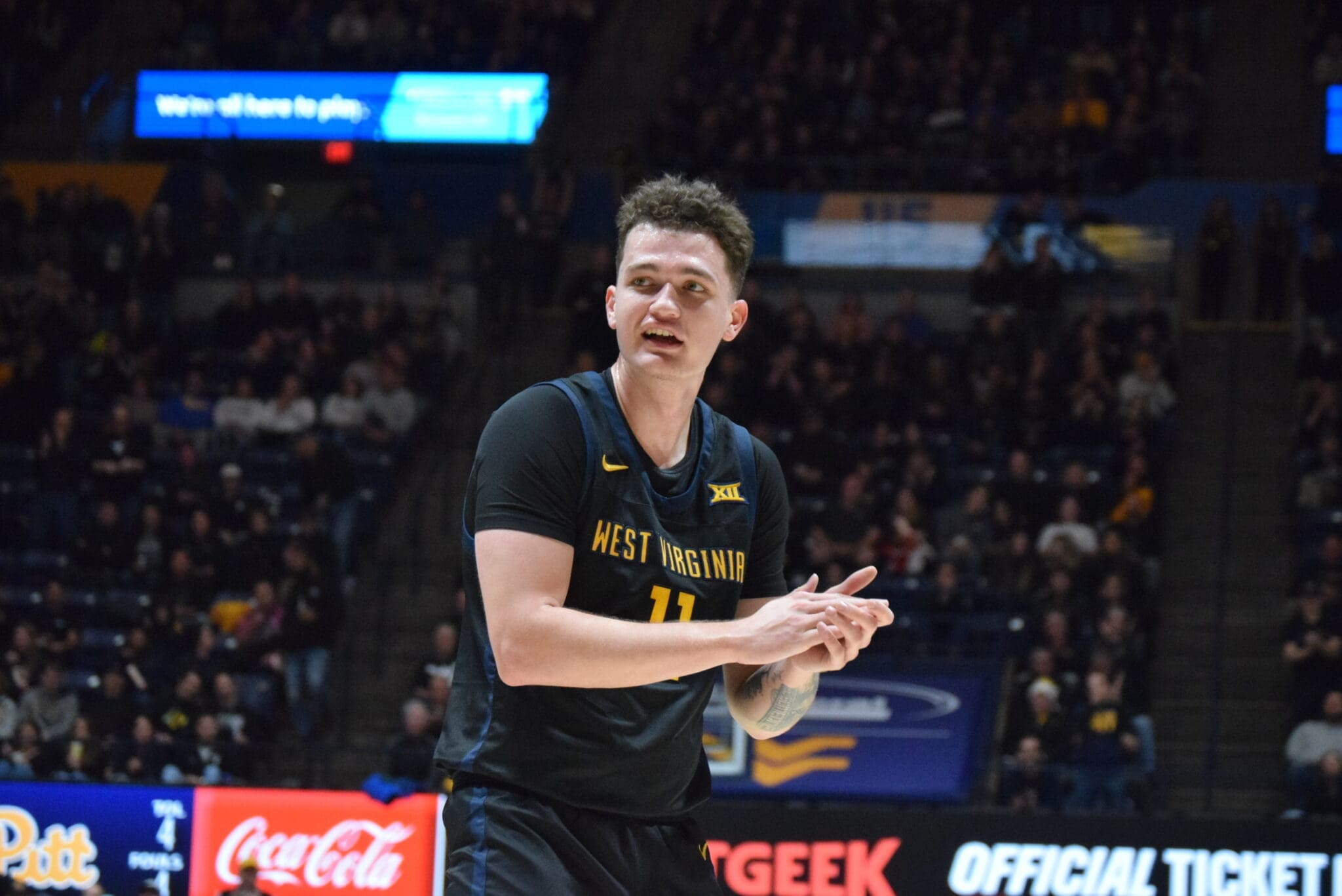 WVU Basketball Quinn Slazinski