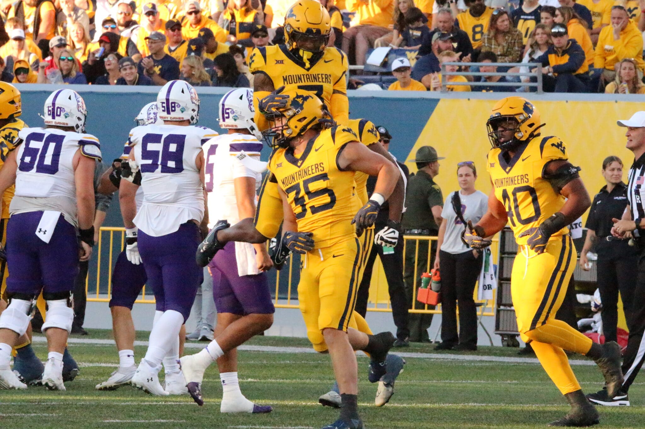 WVU Defense against Albany