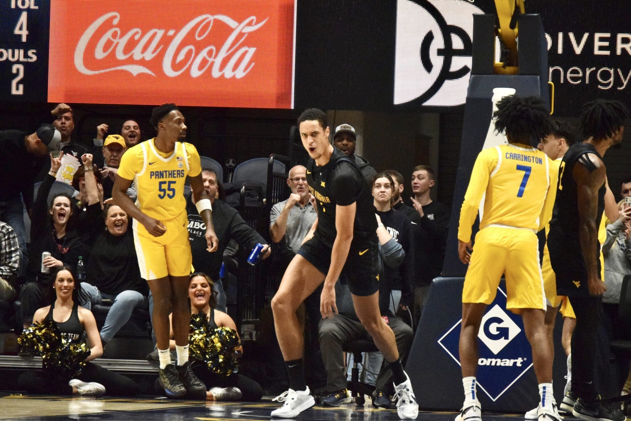 WVU Basketball Jesse Edwards