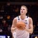 WVU Basketball Tucker DeVries Free Throw