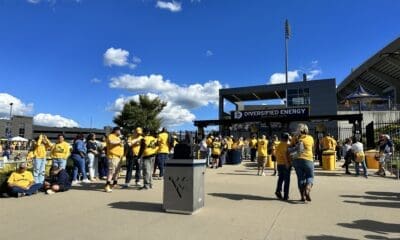 WVU Football Coal Stock Photo