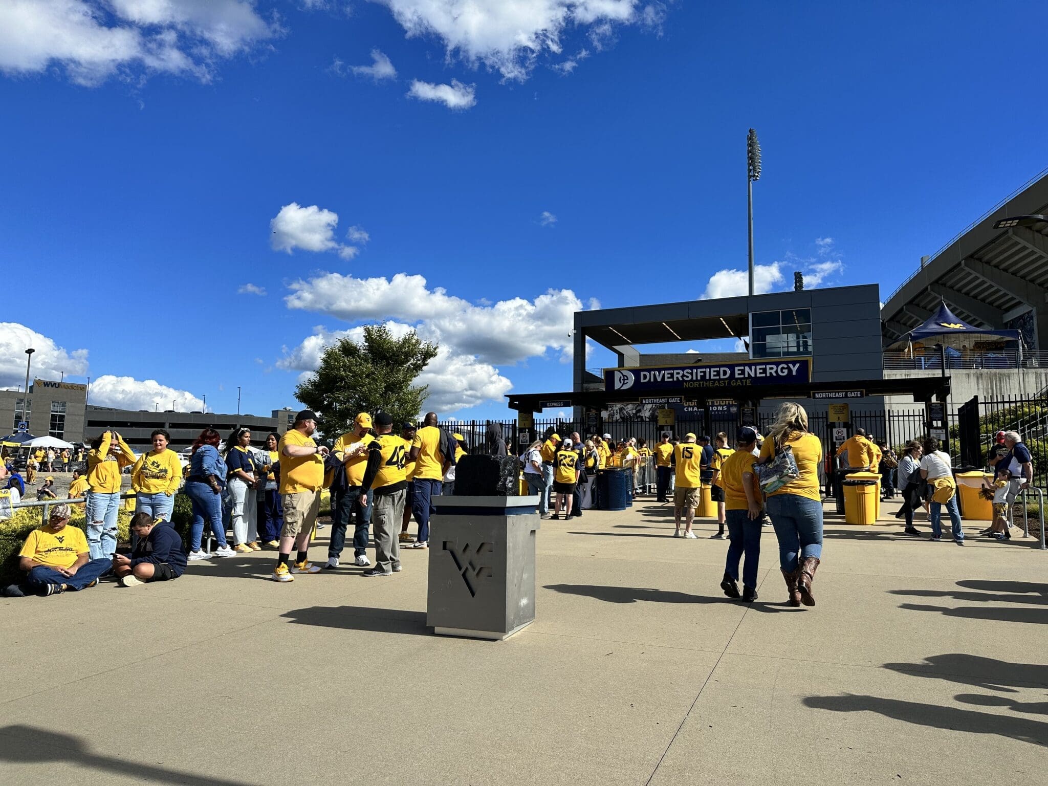 WVU Football Coal Stock Photo