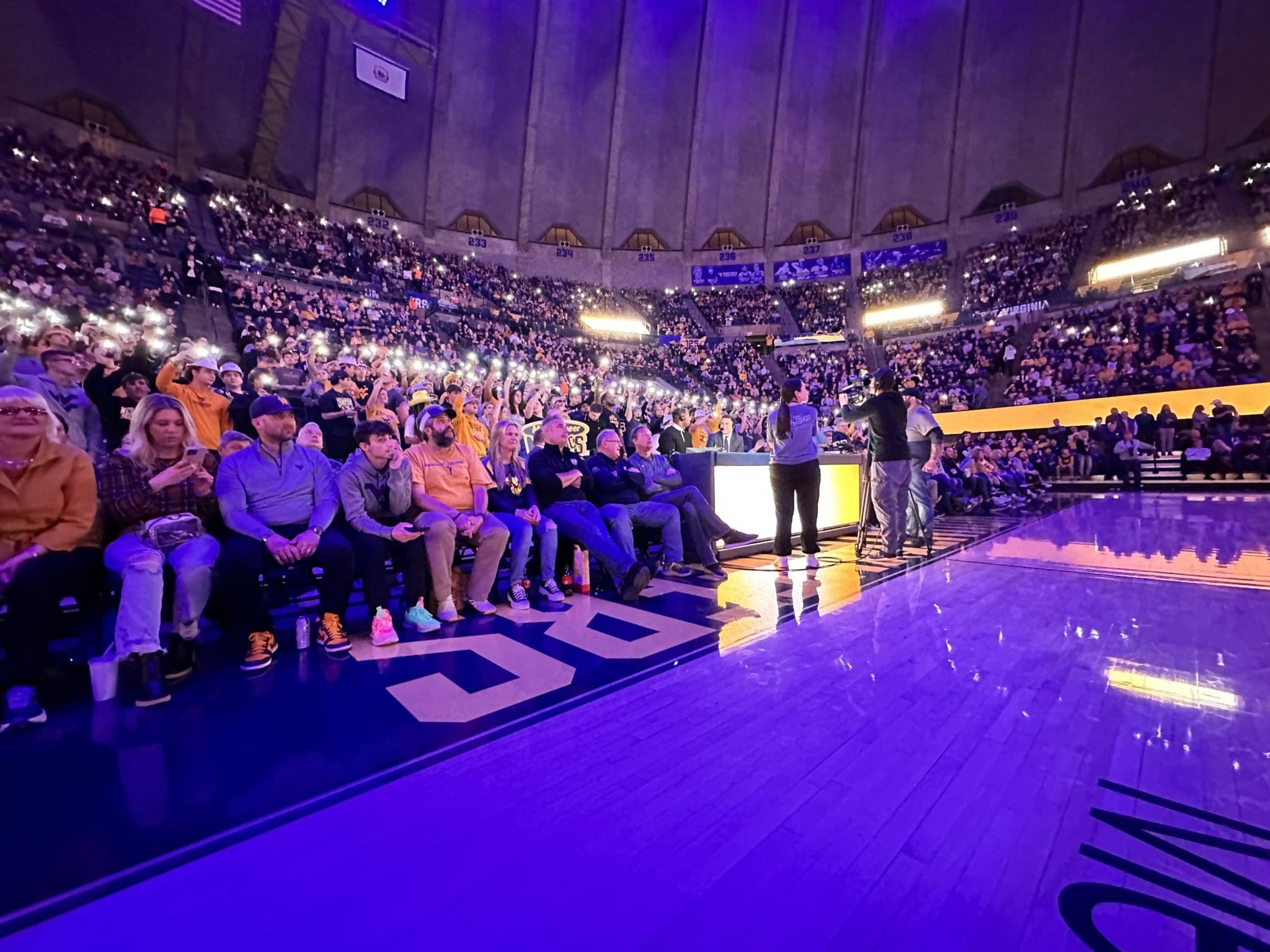 WVU fans at Coliseum