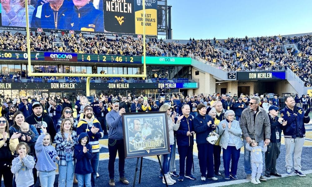 Don Nehlen honored on Milan Puskar Stadium