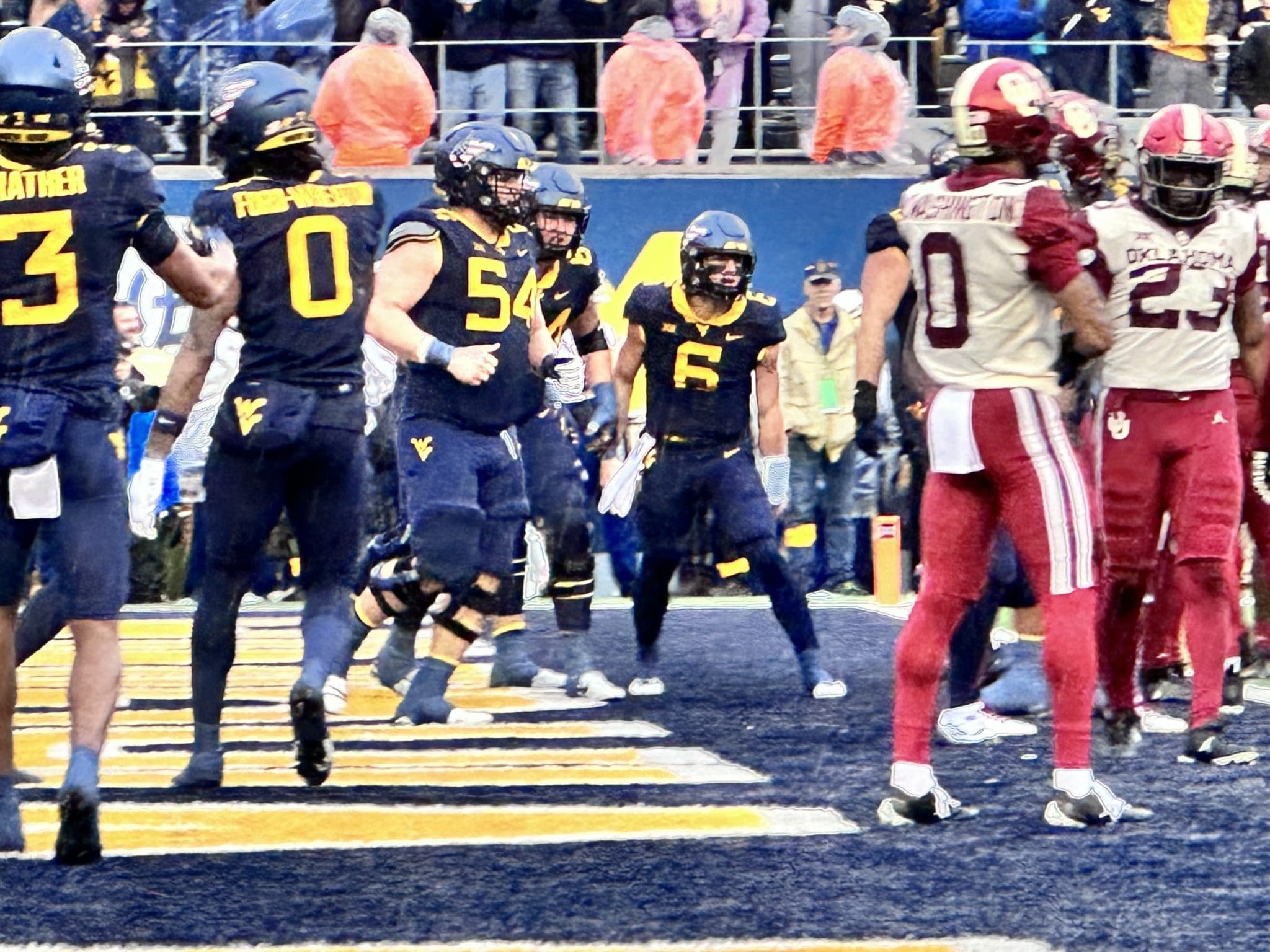 WVU Football Garrett Greene against Oklahoma