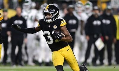 Beanie Bishop with Steelers