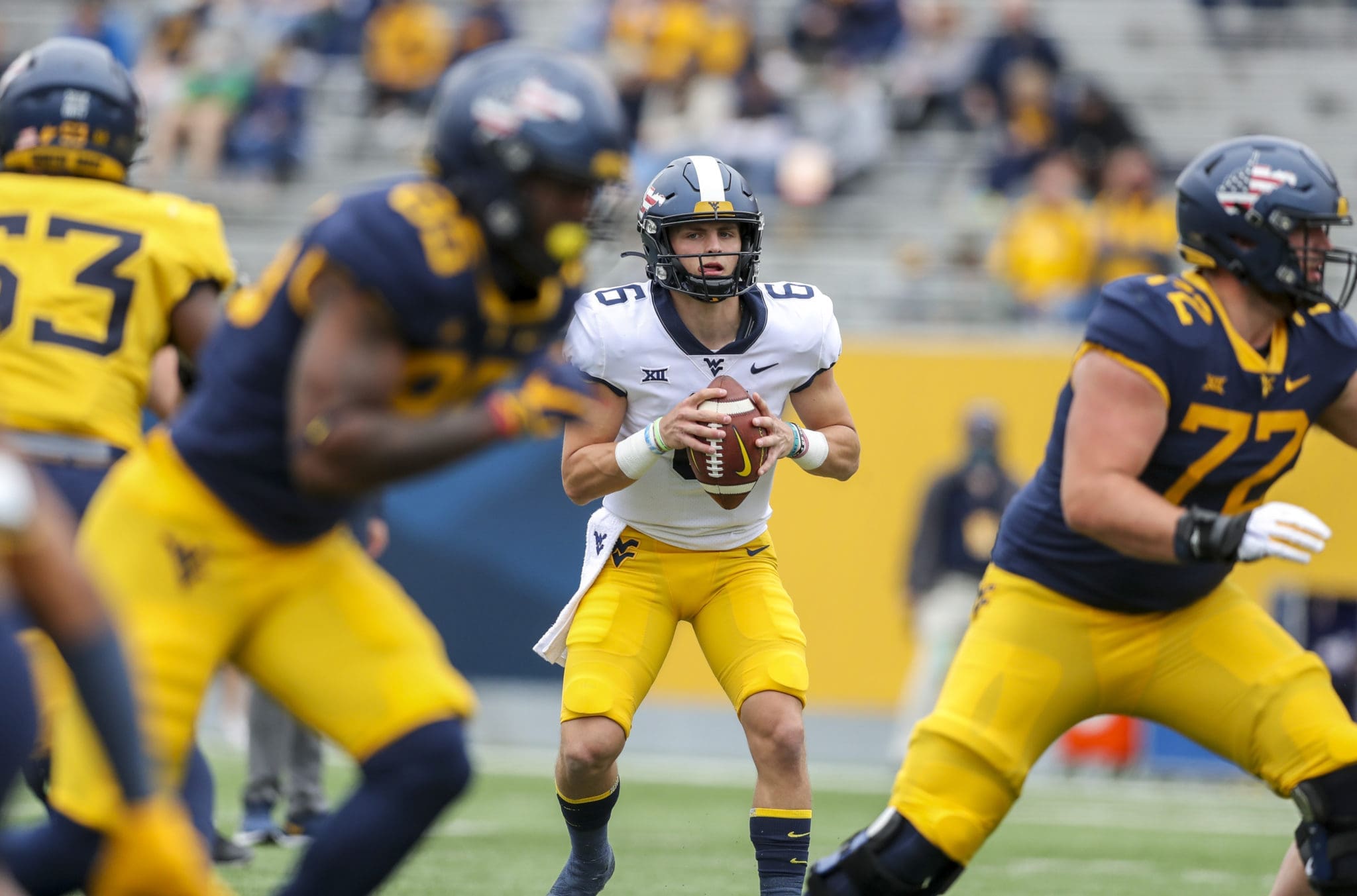 WVU Football QB Garrett Greene at Gold-Blue Spring Game