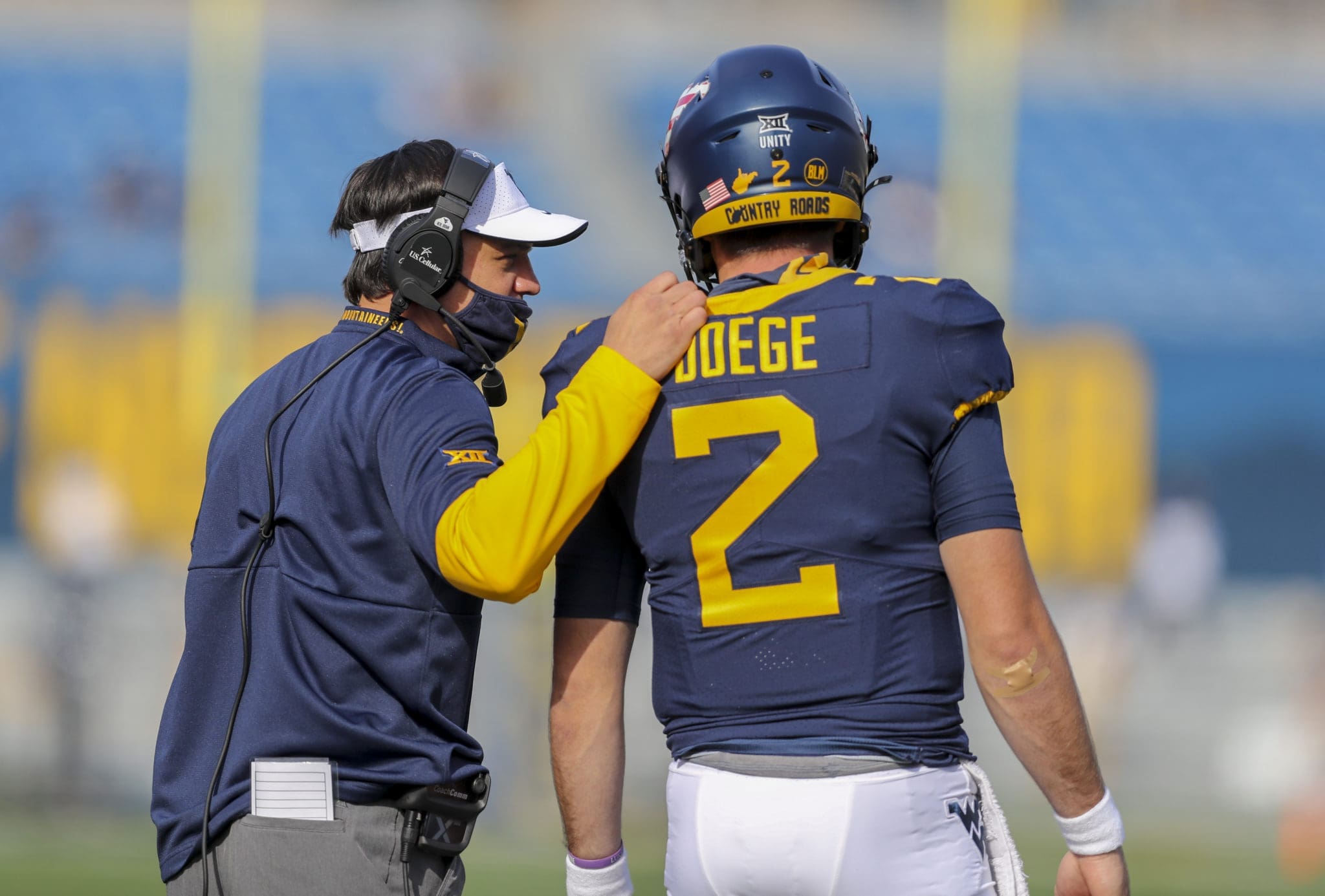 Neal Brown and Jarret Doege
