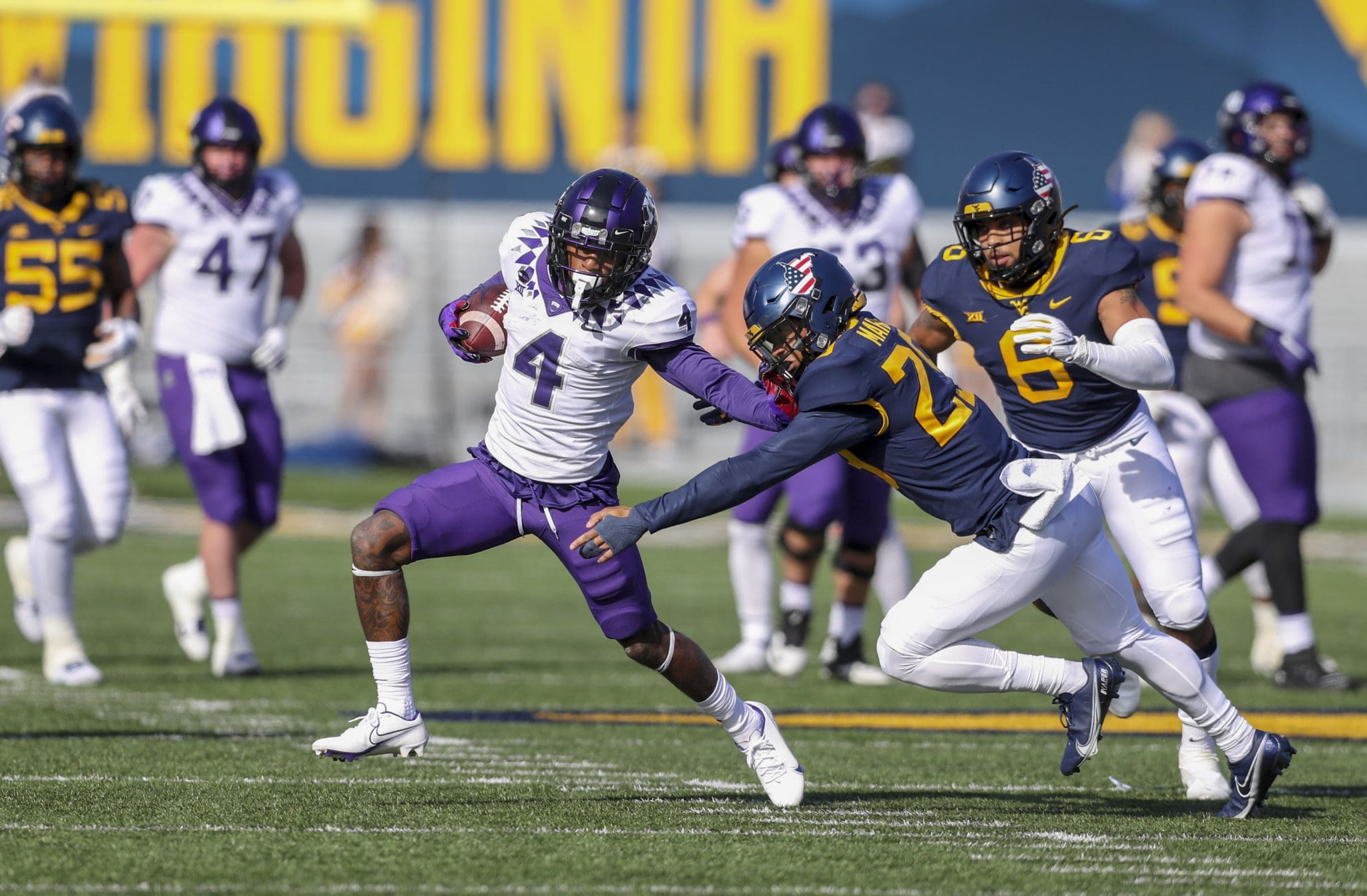 WVU Football against TCU