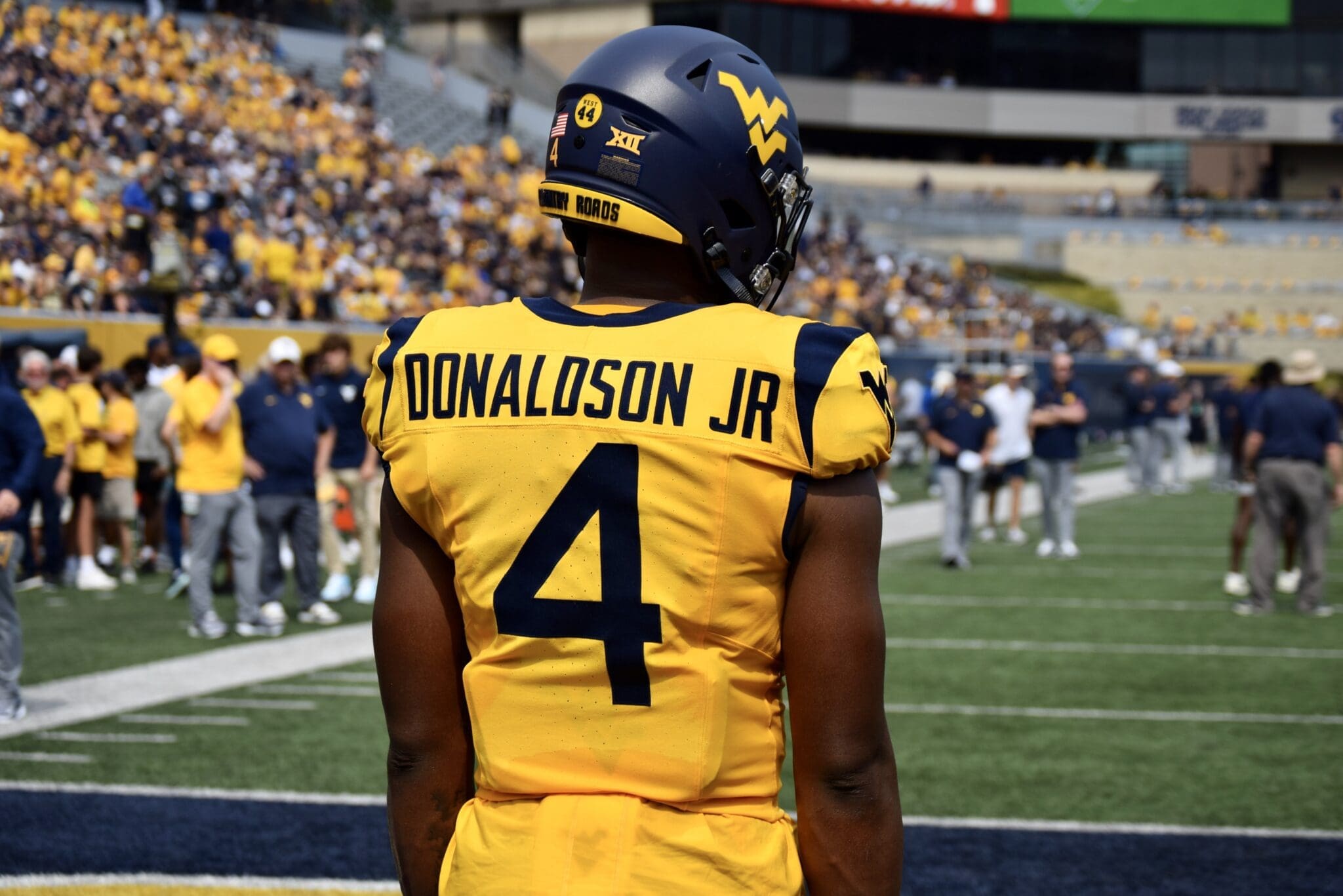WVU Football RB CJ Donaldson